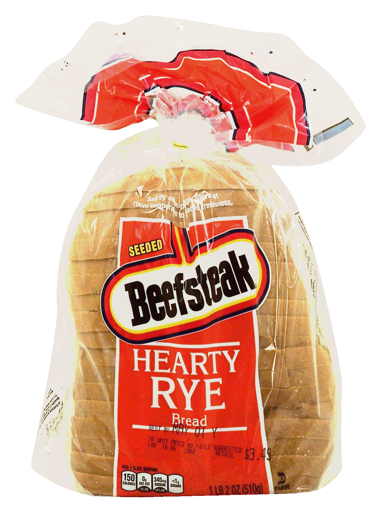 Beefsteak  hearty rye sliced bread, seeded Full-Size Picture